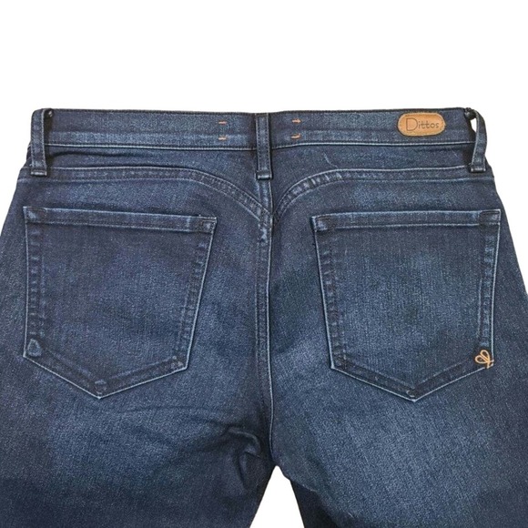 Dittos Low Rise Leggings Jeggings Retro Abstract Denim Skinny - Picture 6 of 8